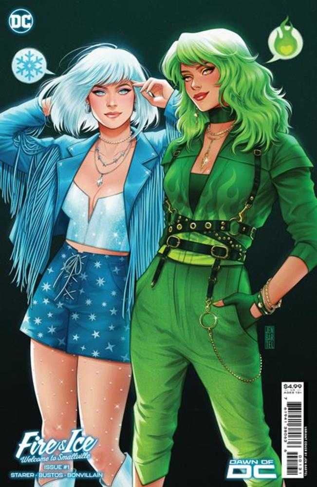 Fire & Ice Welcome To Smallville #1 (Of 6) Cover C Jen Bartel Card Stock Variant | Dragon's Lair Comics and Fantasy Houston TX