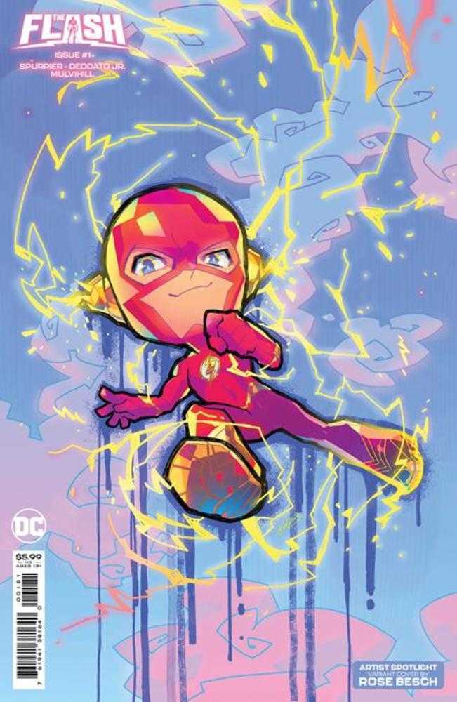 Flash #1 Cover D Rose Besch Creator Card Stock Variant | Dragon's Lair Comics and Fantasy Houston TX