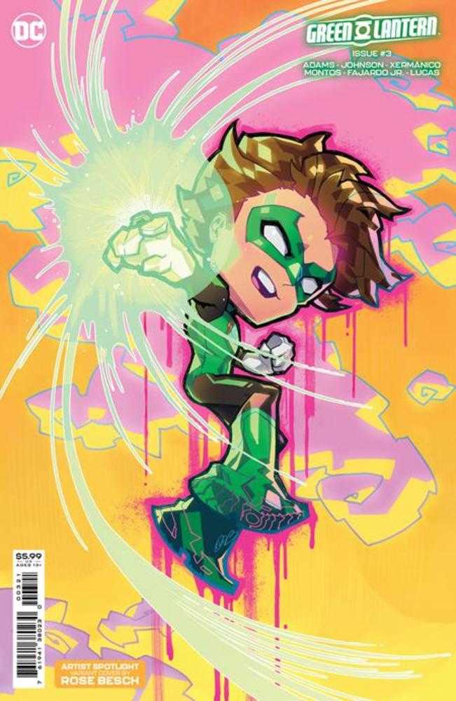 Green Lantern #3 Cover C Rose Besch Creator Card Stock Variant | Dragon's Lair Comics and Fantasy Houston TX