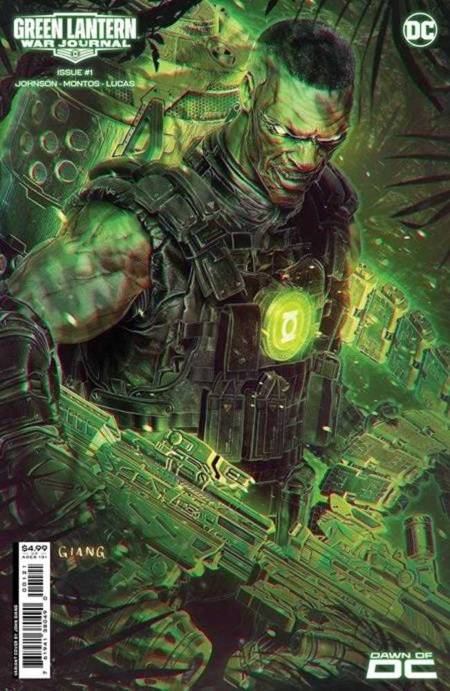 Green Lantern War Journal #1 Cover B John Giang Card Stock Variant | Dragon's Lair Comics and Fantasy Houston TX