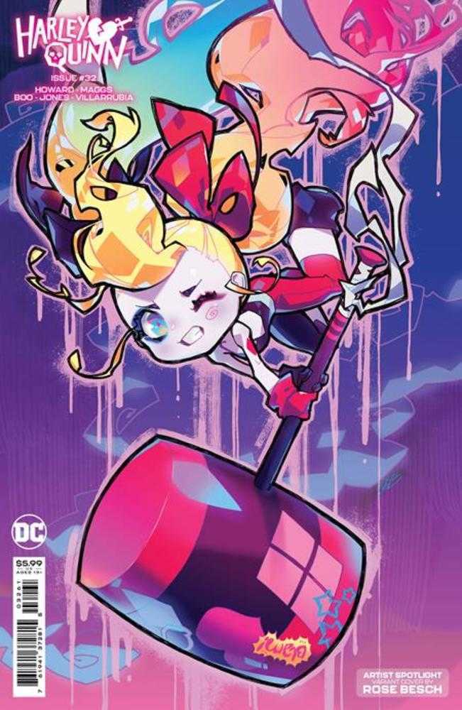 Harley Quinn #32 Cover C Rose Besch Creator Card Stock Variant | Dragon's Lair Comics and Fantasy Houston TX