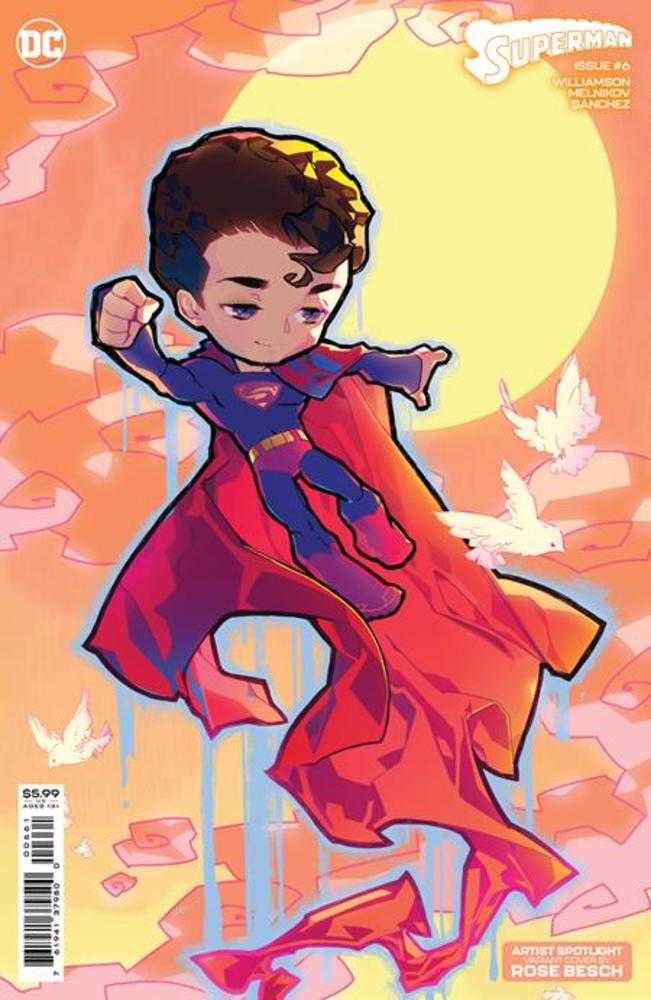 Superman #6 Cover D Rose Besch Creator Card Stock Variant | Dragon's Lair Comics and Fantasy Houston TX