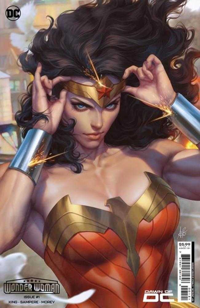 Wonder Woman #1 Cover B Stanley Artgerm Lau Card Stock Variant | Dragon's Lair Comics and Fantasy Houston TX