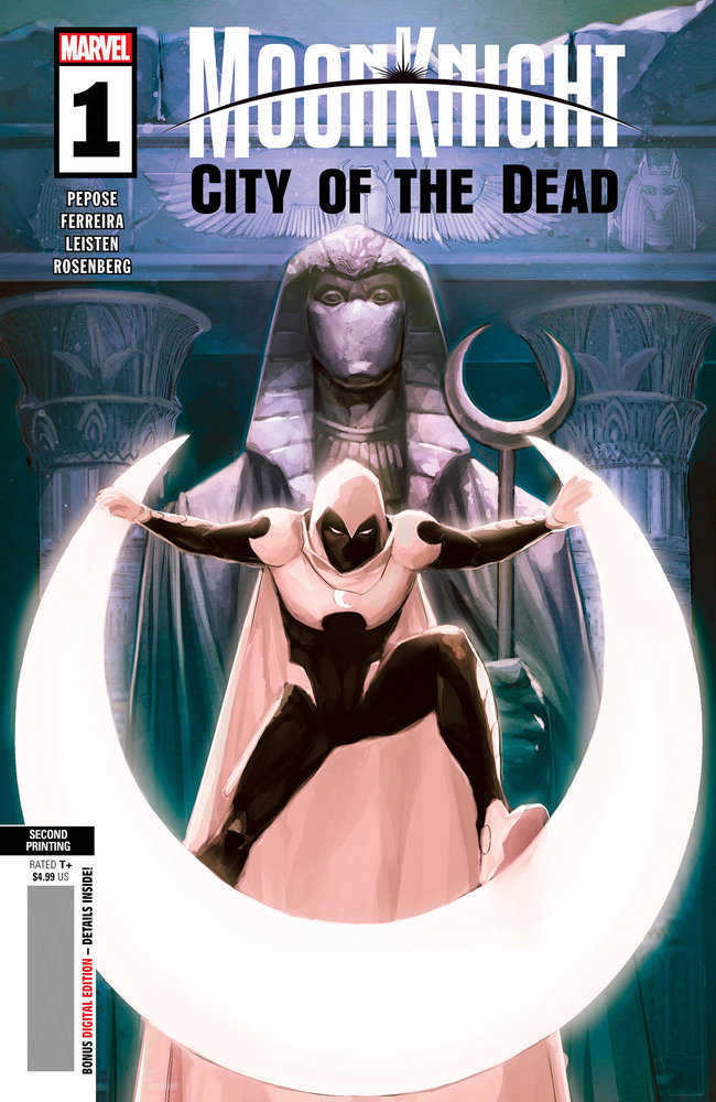 Moon Knight: City Of The Dead 1 Rod Reis 2nd Print Variant | Dragon's Lair Comics and Fantasy Houston TX