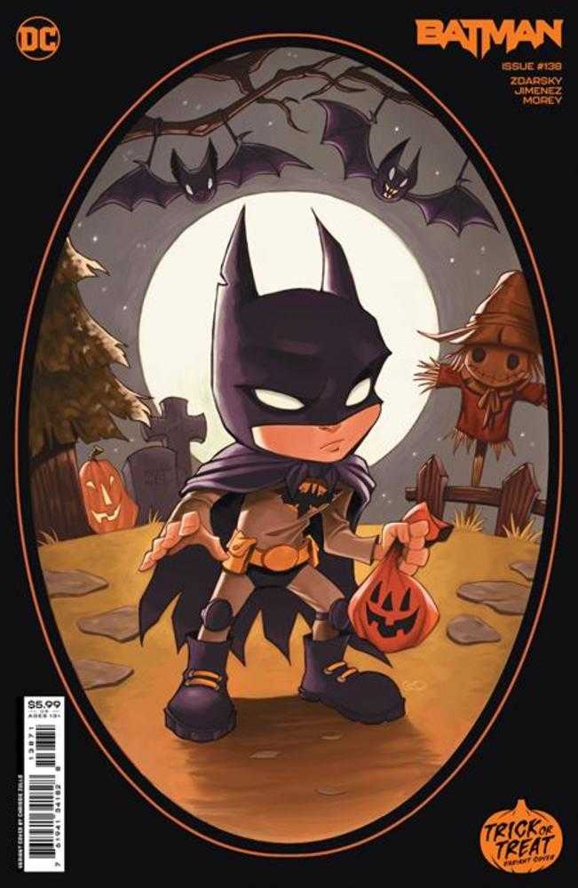 Batman #138 Cover F Chrissie Zullo Trick Or Treat Card Stock Variant (Batman Catwoman The Gotham War) | Dragon's Lair Comics and Fantasy Houston TX