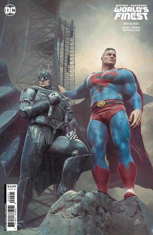 Batman Superman Worlds Finest #20 Cover B Bjorn Barends Card Stock Variant | Dragon's Lair Comics and Fantasy Houston TX