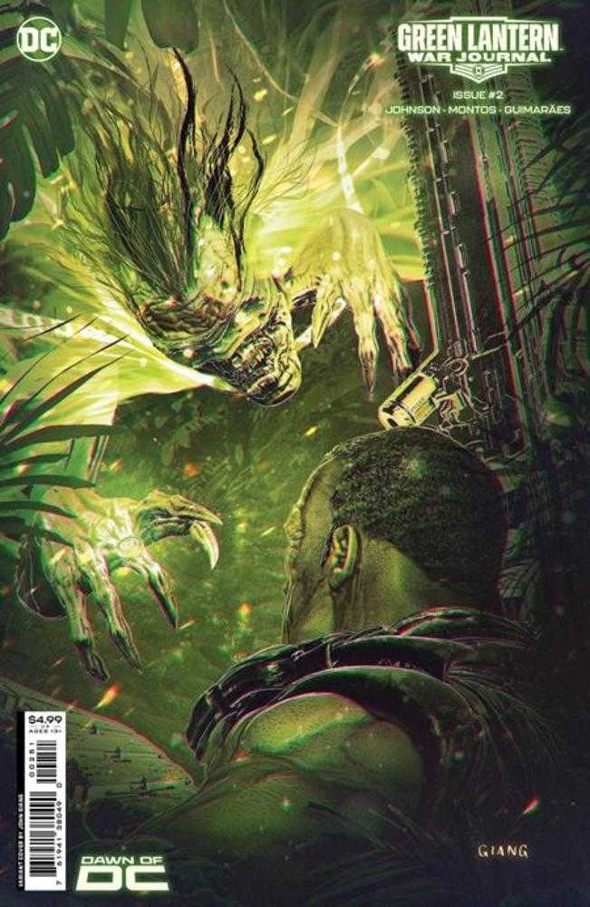 Green Lantern War Journal #2 Cover C John Giang Card Stock Variant | Dragon's Lair Comics and Fantasy Houston TX