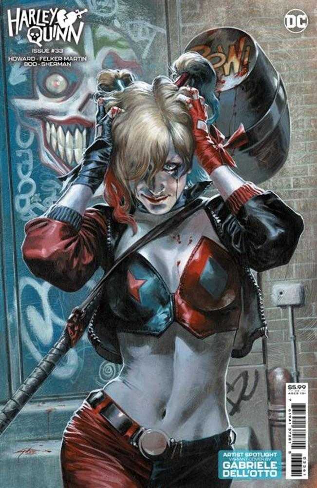 Harley Quinn #33 Cover C Gabriele Dell Otto Artist Spotlight Card Stock Variant | Dragon's Lair Comics and Fantasy Houston TX