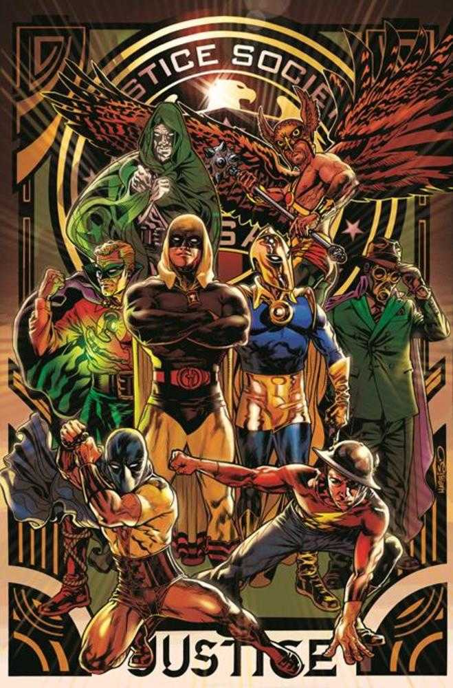 Justice Society Of America #8 (Of 12) Cover B Tony Harris Card Stock Variant | Dragon's Lair Comics and Fantasy Houston TX