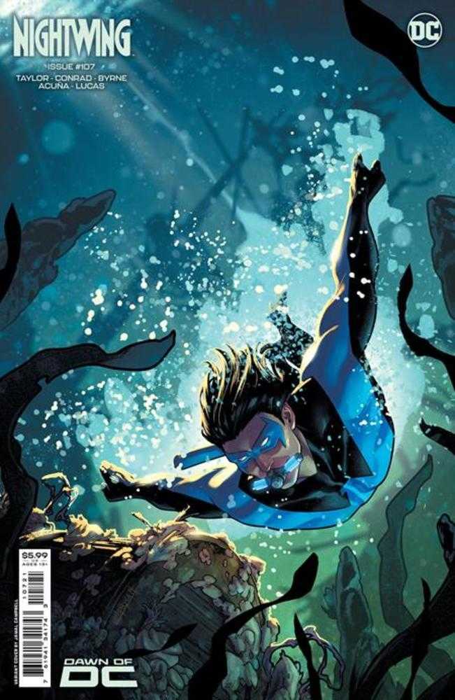 Nightwing #107 Cover B Jamal Campbell Card Stock Variant | Dragon's Lair Comics and Fantasy Houston TX