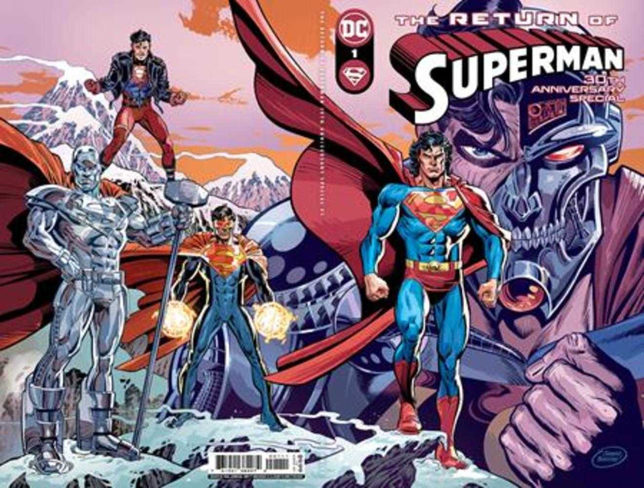 Return Of Superman 30th Anniversary Special #1 (One Shot) Cover A Dan Jurgens Wraparound | Dragon's Lair Comics and Fantasy Houston TX