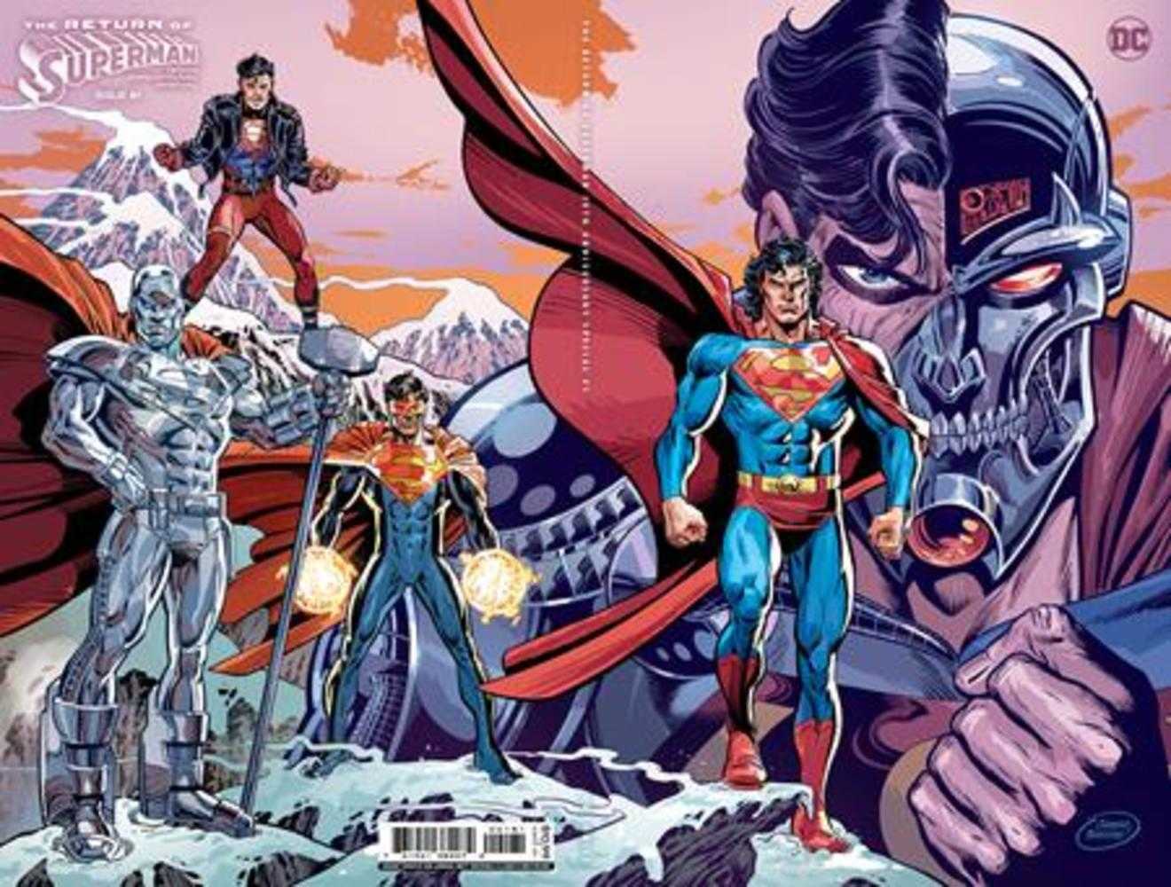 Return Of Superman 30th Anniversary Special #1 (One Shot) Cover F Dan Jurgens Wraparound Foil Variant | Dragon's Lair Comics and Fantasy Houston TX