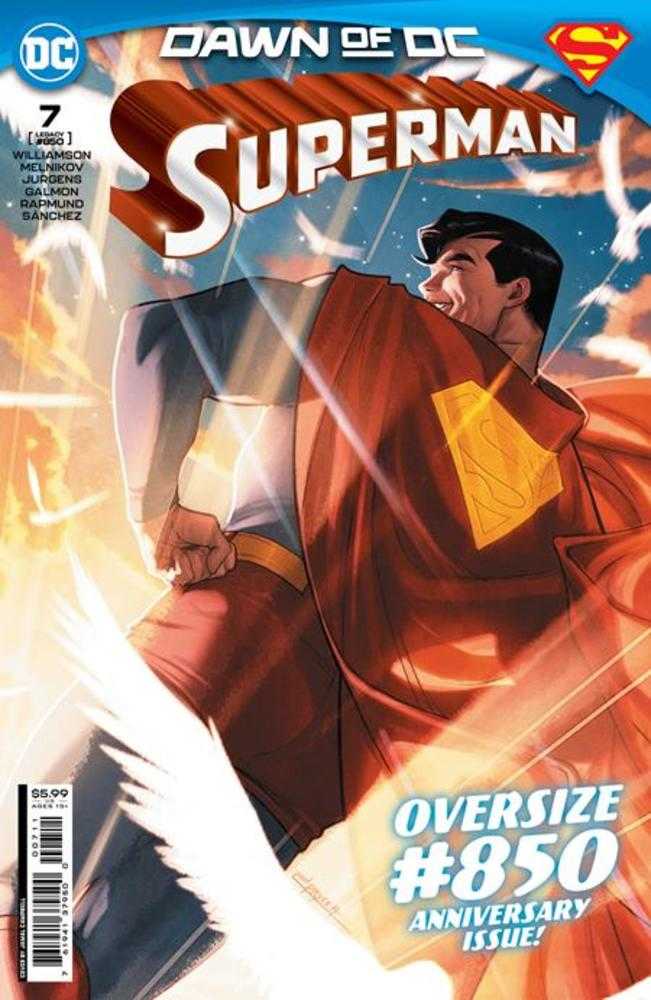 Superman #7 Cover A Jamal Campbell (#850) | Dragon's Lair Comics and Fantasy Houston TX