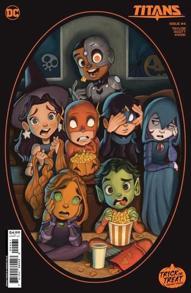 Titans #4 Cover F Chrissie Zullo Trick Or Treat Card Stock Variant | Dragon's Lair Comics and Fantasy Houston TX