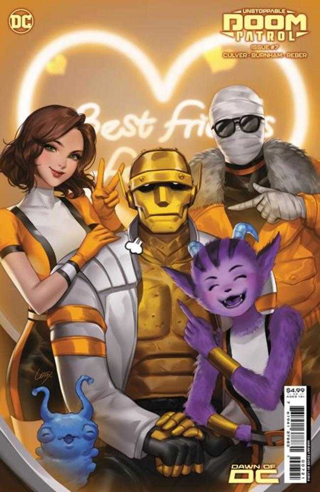 Unstoppable Doom Patrol #7 (Of 7) Cover B Lesley Leirix Li Card Stock Variant | Dragon's Lair Comics and Fantasy Houston TX