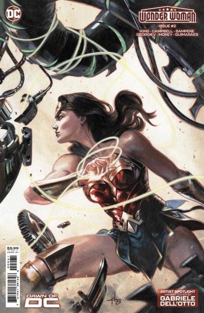 Wonder Woman #2 Cover D Gabriele Dell Otto Artist Spotlight Card Stock Variant | Dragon's Lair Comics and Fantasy Houston TX