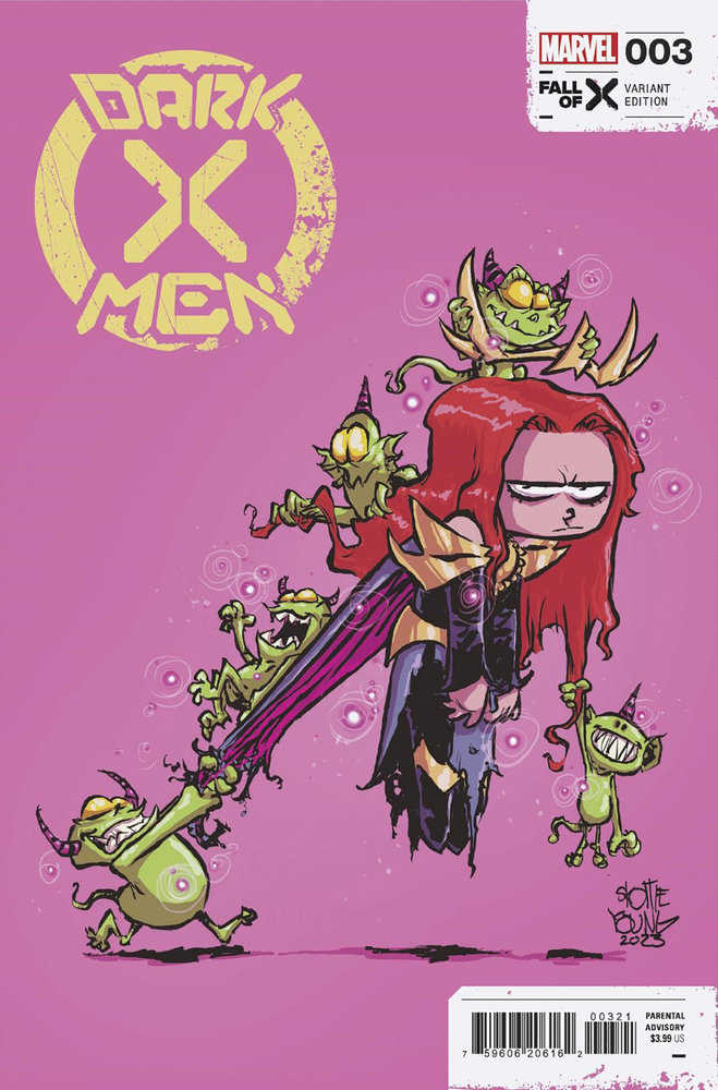 Dark X-Men 3 Skottie Young Variant [Fall] | Dragon's Lair Comics and Fantasy Houston TX