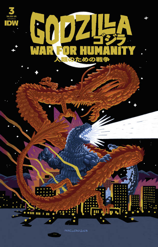 Godzilla War For Humanity #3 Cover A Maclean | Dragon's Lair Comics and Fantasy Houston TX