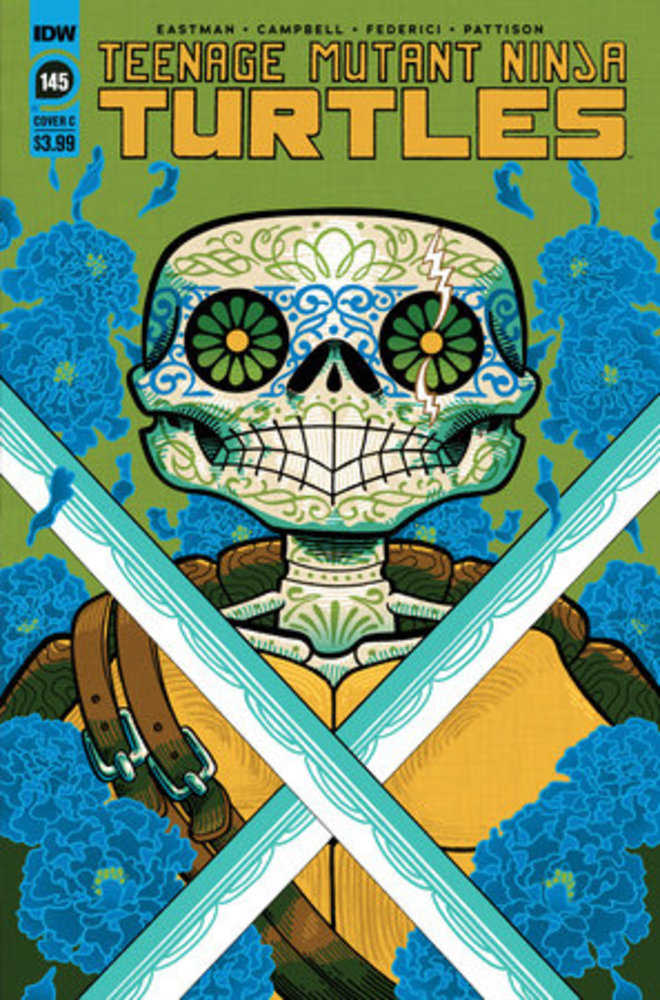 Teenage Mutant Ninja Turtles Ongoing #145 Cover F Dia De Los Muertos | Dragon's Lair Comics and Fantasy Houston TX