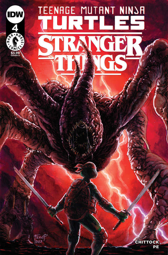 Teenage Mutant Ninja Turtles X Stranger Things #4 Cover A (Pe) | Dragon's Lair Comics and Fantasy Houston TX