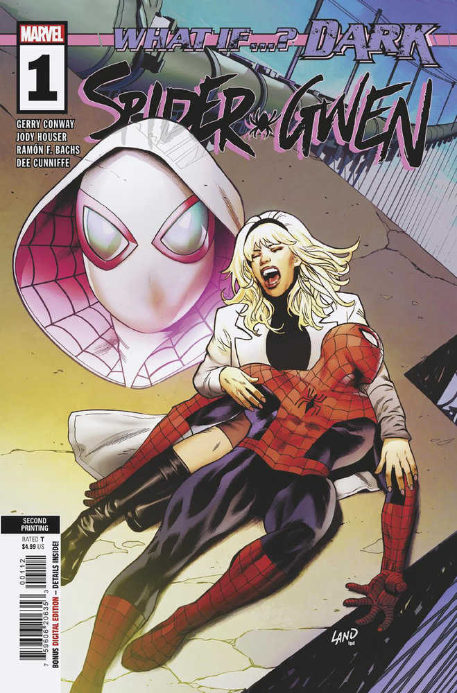 What If...? Dark: Spider-Gwen 1 Greg Land 2nd Print Variant | Dragon's Lair Comics and Fantasy Houston TX