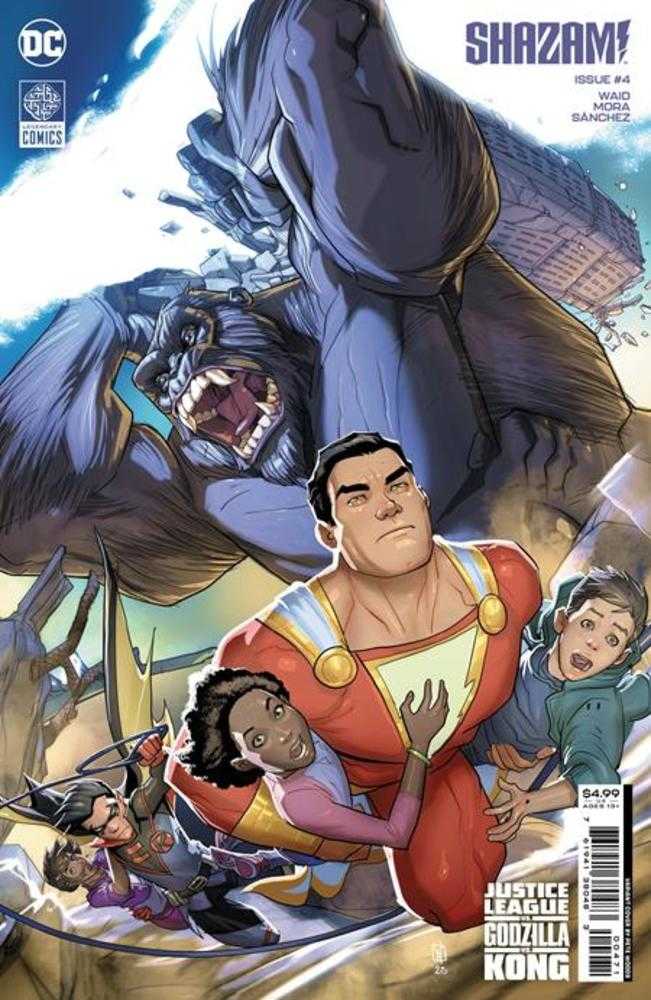 Shazam #4 Cover G  Pete Woods Connecting Justice League vs Godzilla vs Kong Card Stock Variant | Dragon's Lair Comics and Fantasy Houston TX