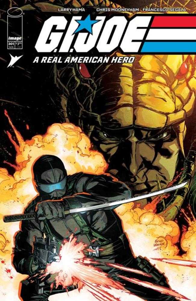 G.I. Joe A Real American Hero #301 Cover C 1 in 10 Brad Walker Variant | Dragon's Lair Comics and Fantasy Houston TX