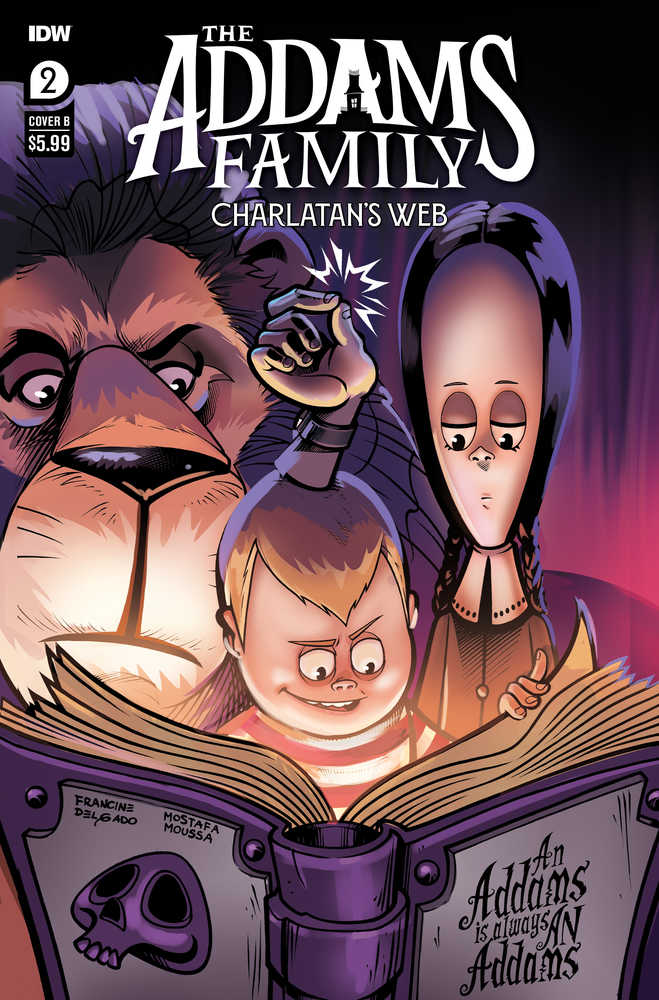 Addams Family Charlatans Web #2 Cover B Delgado | Dragon's Lair Comics and Fantasy Houston TX