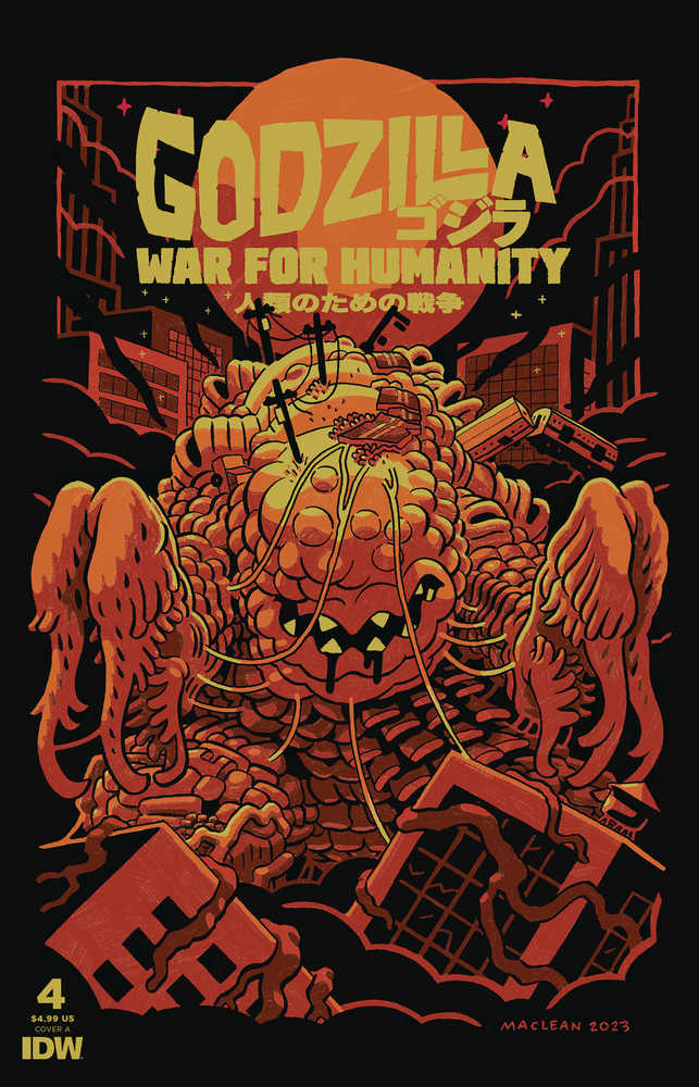 Godzilla War For Humanity #4 Cover A Maclean | Dragon's Lair Comics and Fantasy Houston TX