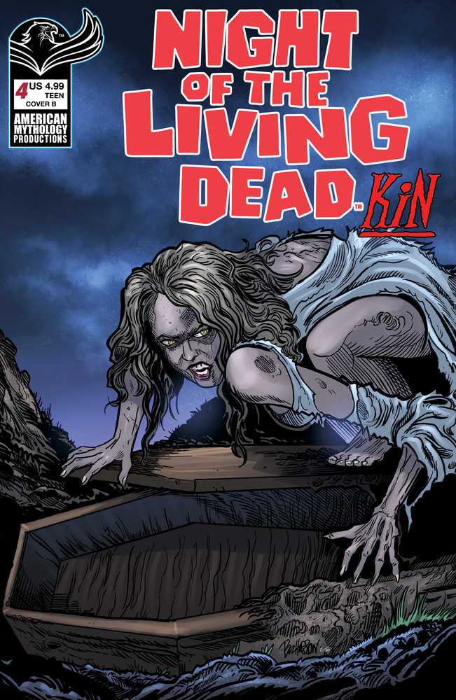 Night Of The Living Dead Kin #4 Cover B Hasson | Dragon's Lair Comics and Fantasy Houston TX