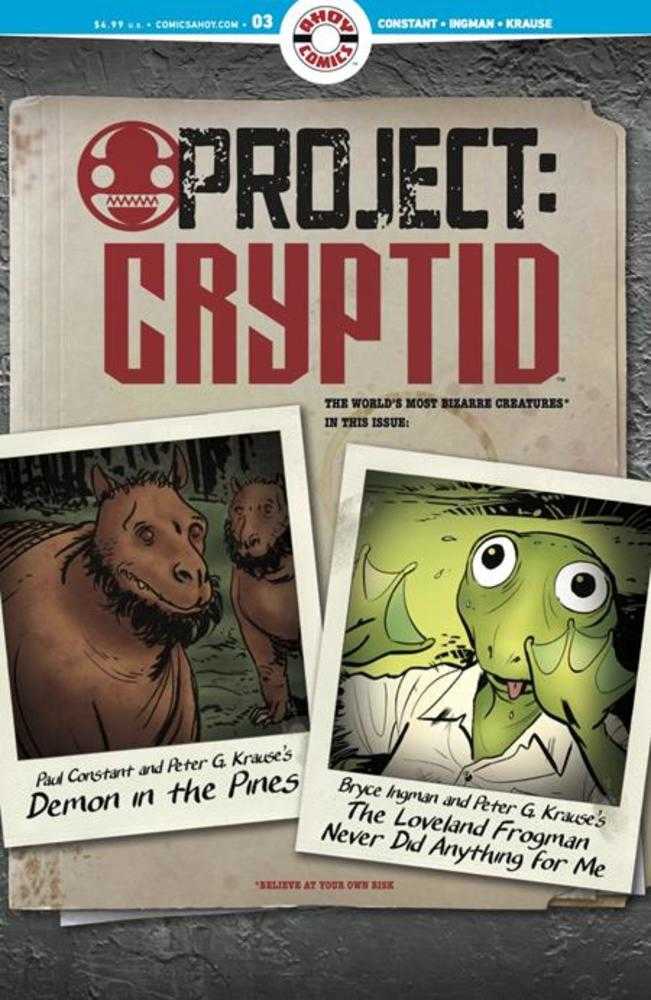 Project Cryptid #3 (Of 6) Cover A Peter Krause (Mature) | Dragon's Lair Comics and Fantasy Houston TX