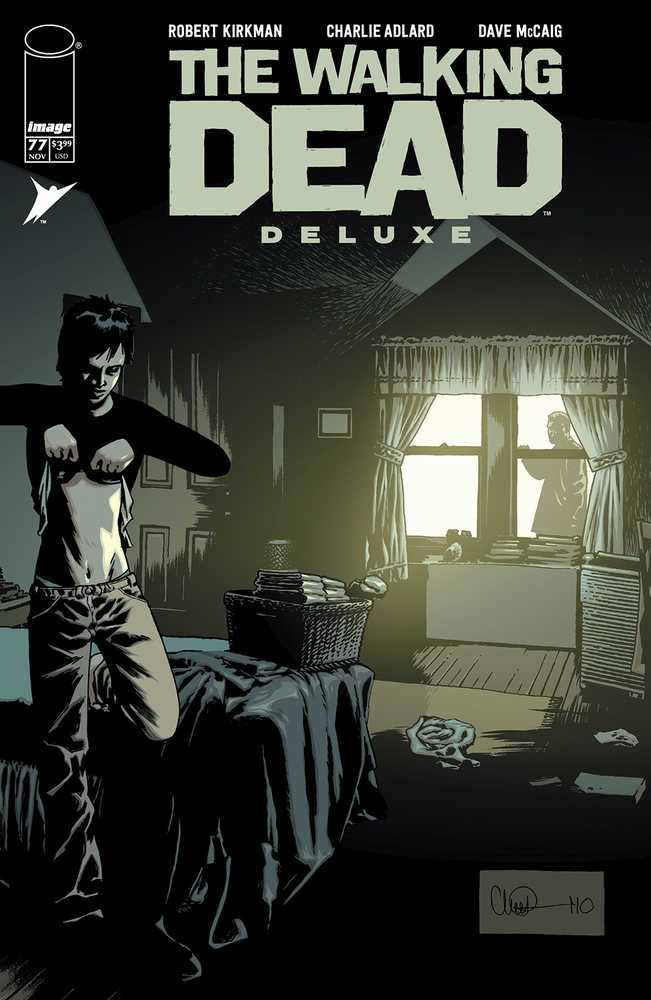 Walking Dead Deluxe #77 Cover B Charlie Adlard & Dave Mccaig Variant | Dragon's Lair Comics and Fantasy Houston TX