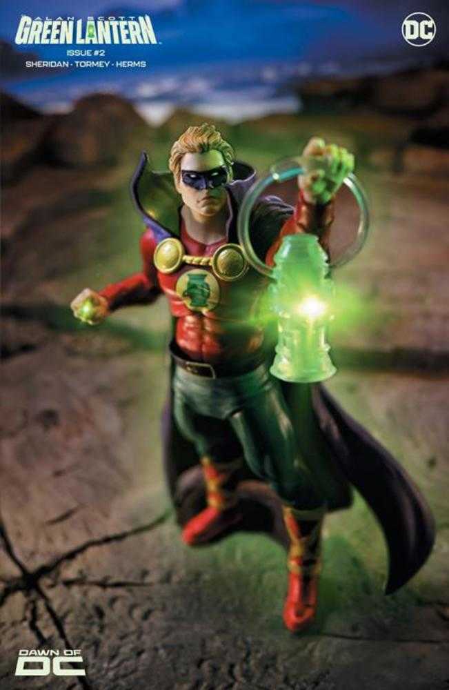 Alan Scott The Green Lantern #2 (Of 6) Cover C Alan Scott McFarlane Toys Action Figure Card Stock Variant | Dragon's Lair Comics and Fantasy Houston TX