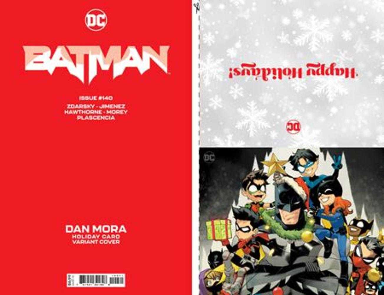 Batman #140 Cover D Dan Mora DC Holiday Card Special Edition Variant | Dragon's Lair Comics and Fantasy Houston TX