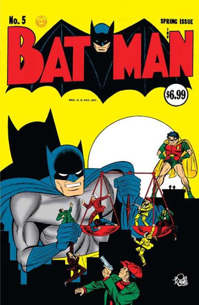 Batman #5 Facsimile Edition Cover A Bob Kane | Dragon's Lair Comics and Fantasy Houston TX