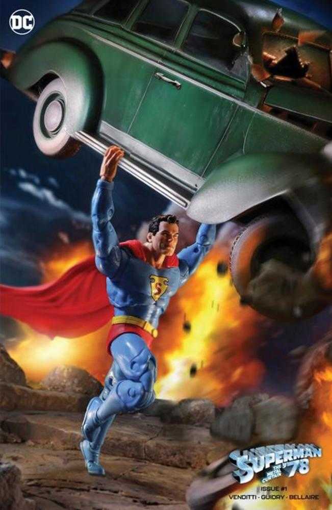 Superman 78 The Metal Curtain #1 (Of 6) Cover C Action Comics Superman McFarlane Toys Action Figure Card Stock Variant | Dragon's Lair Comics and Fantasy Houston TX