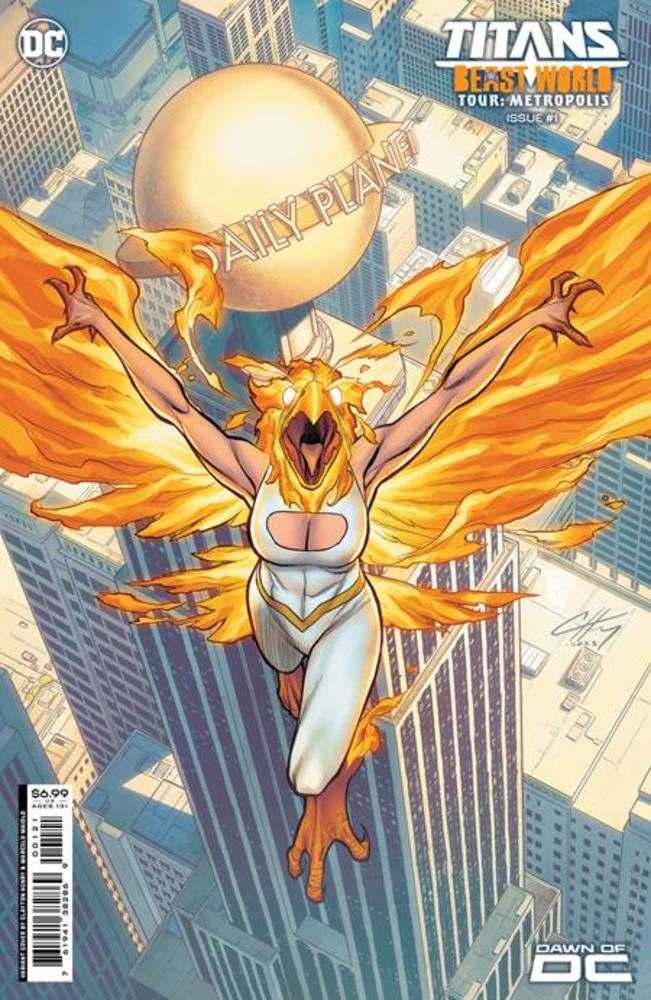 Titans Beast World Tour Metropolis #1 (One Shot) Cover B Clayton Henry Card Stock Variant | Dragon's Lair Comics and Fantasy Houston TX