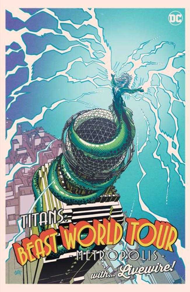 Titans Beast World Tour Metropolis #1 (One Shot) Cover C Cully Hamner Card Stock Variant | Dragon's Lair Comics and Fantasy Houston TX