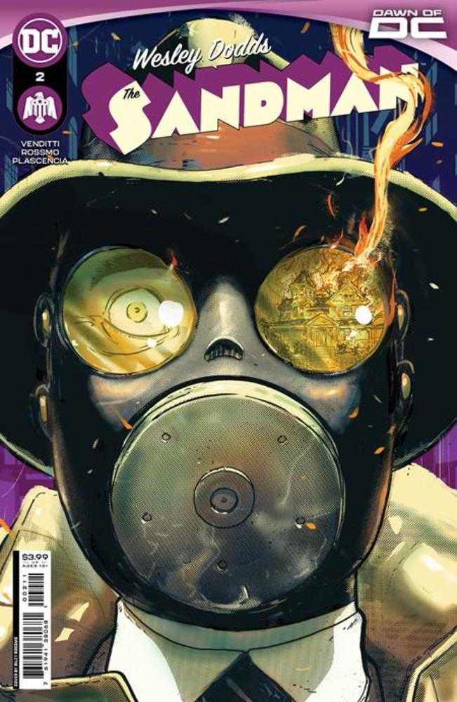 Wesley Dodds The Sandman #2 (Of 6) Cover A Riley Rossmo | Dragon's Lair Comics and Fantasy Houston TX