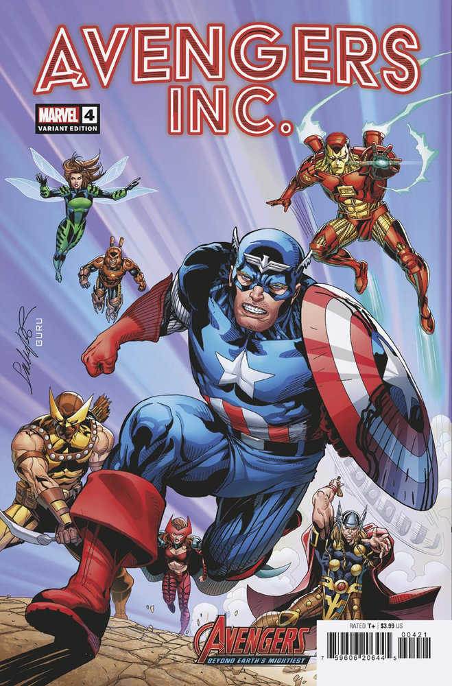 Avengers Inc. 4 Salvador Larroca Avengers 60th Variant | Dragon's Lair Comics and Fantasy Houston TX