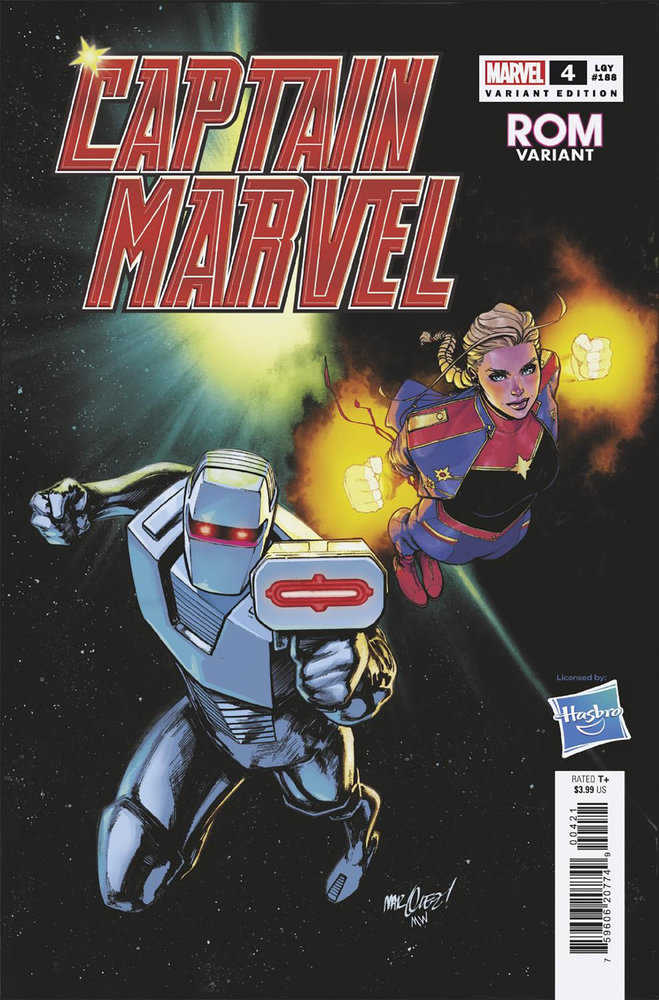 Captain Marvel 4 David Marquez Rom Variant | Dragon's Lair Comics and Fantasy Houston TX