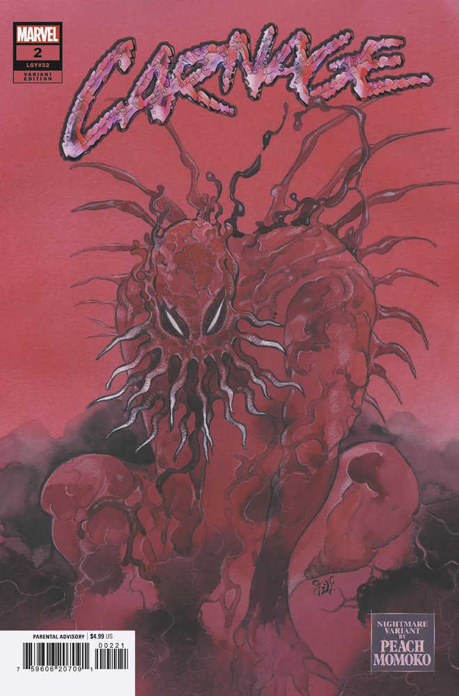 Carnage 2 Peach Momoko Nightmare Variant | Dragon's Lair Comics and Fantasy Houston TX