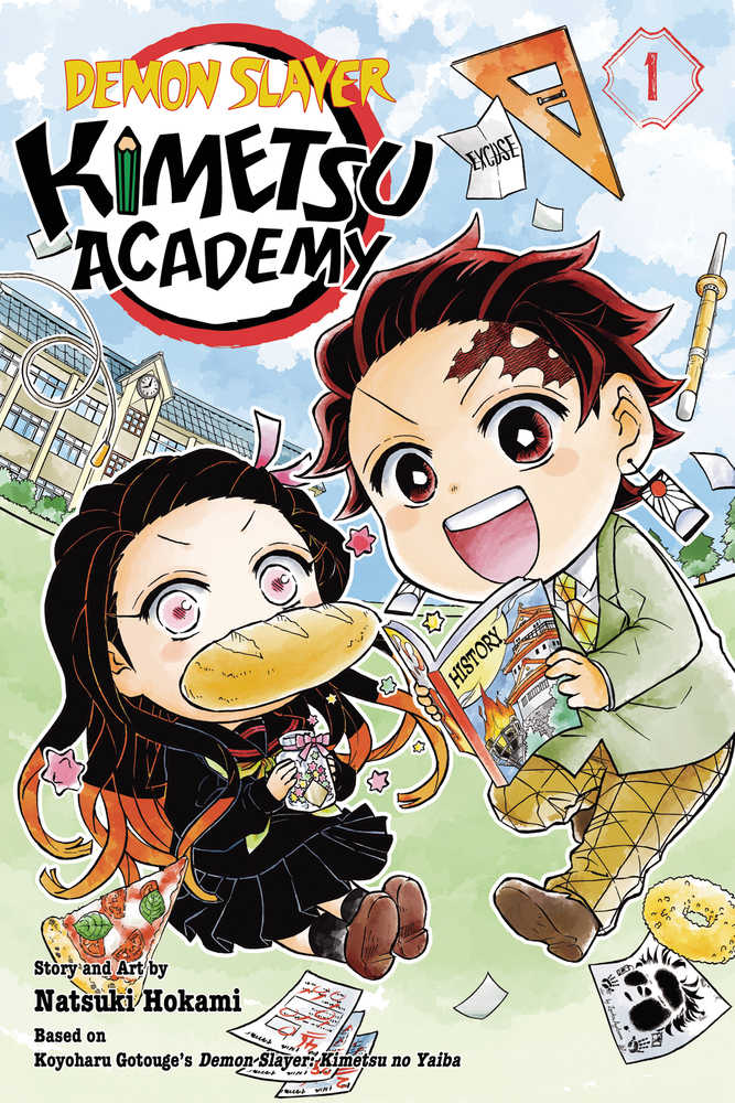 Demon Slayer Kimetsu Academy Graphic Novel Volume 01 | Dragon's Lair Comics and Fantasy Houston TX