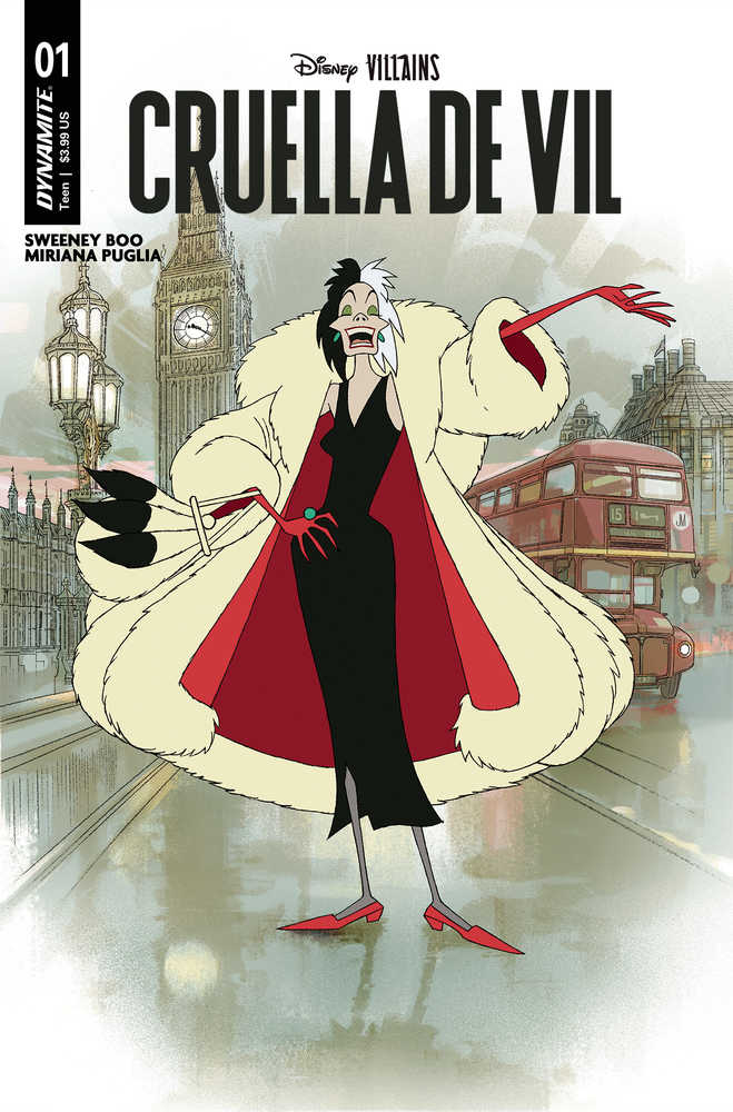 Disney Villains Cruella De Vil #1 Cover B Middleton | Dragon's Lair Comics and Fantasy Houston TX