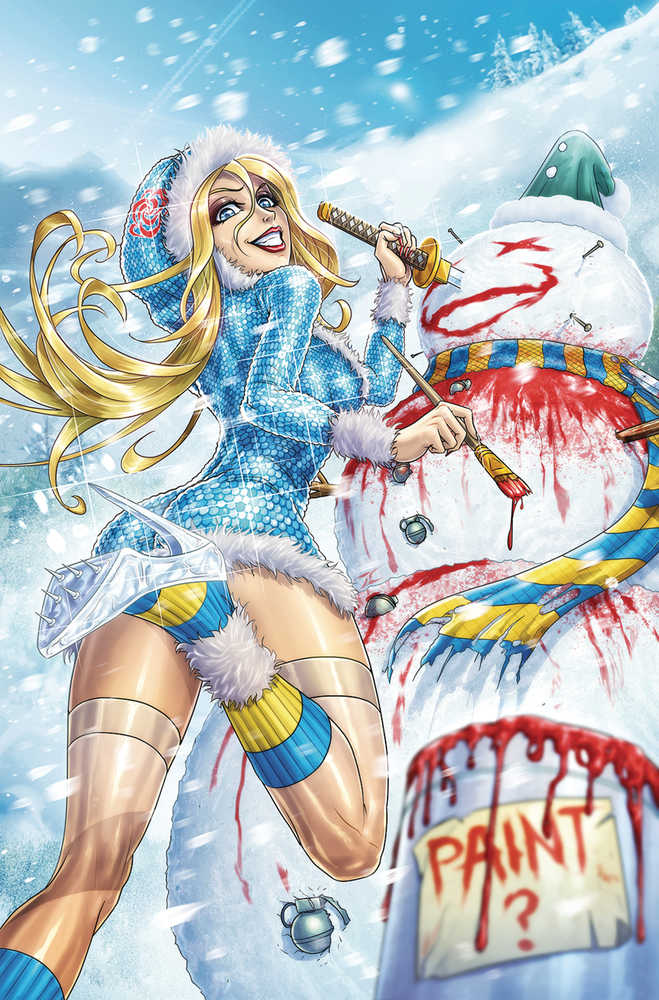 Grimm Fairy Tales 2023 Holiday Pinup Special Cover C J Cardygrade | Dragon's Lair Comics and Fantasy Houston TX