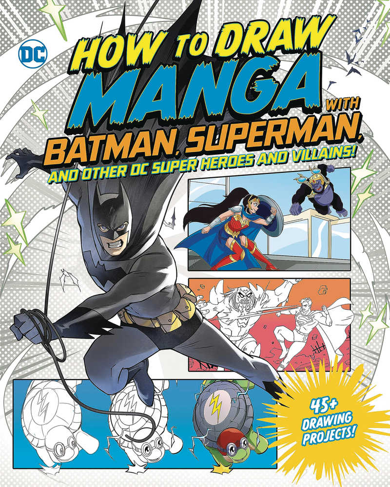 How To Draw Manga With Batman Superman Other Heroes | Dragon's Lair Comics and Fantasy Houston TX