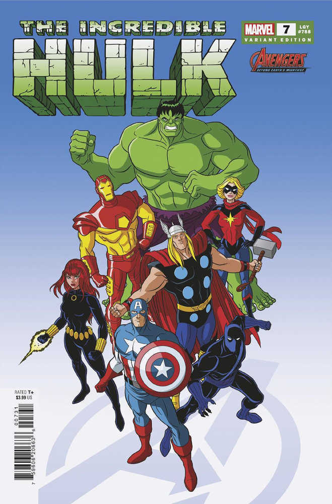 Incredible Hulk #7 Tim Levins Avengers 60th Variant | Dragon's Lair Comics and Fantasy Houston TX