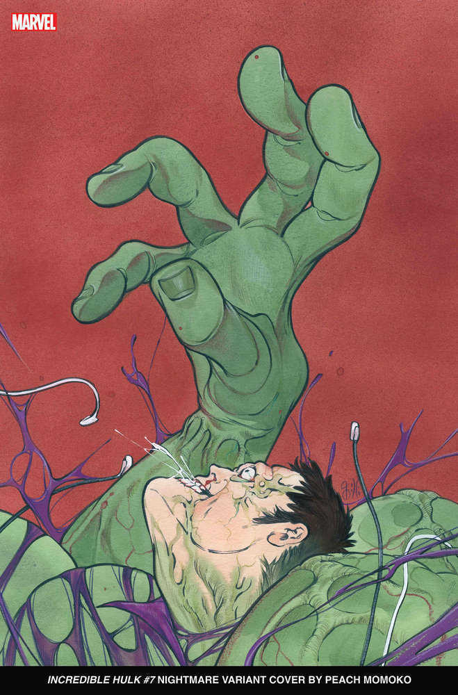 Incredible Hulk #7 Peach Momoko Nightmare Variant | Dragon's Lair Comics and Fantasy Houston TX