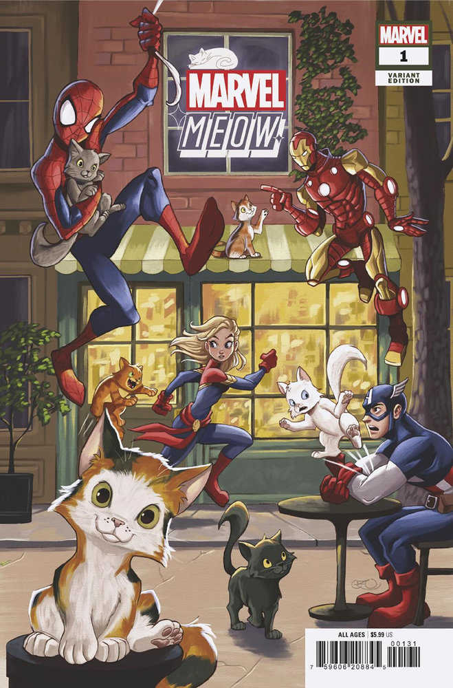 Marvel Meow 1 Chrissie Zullo Variant | Dragon's Lair Comics and Fantasy Houston TX