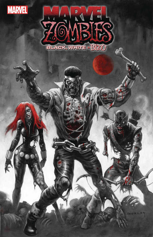 Marvel Zombies Black White Blood #3 Alex Horley Variant | Dragon's Lair Comics and Fantasy Houston TX